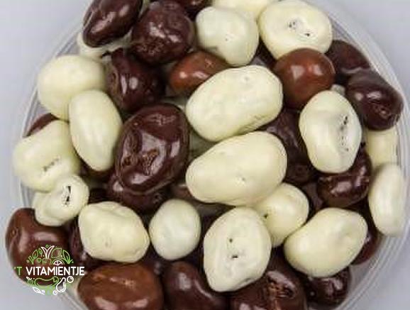 Chocolade Rozijnen Mix 250 gr